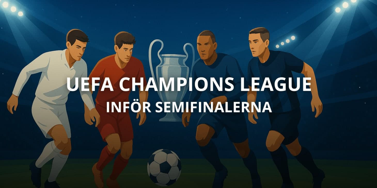 Semifinalerna i Champions League – TV, Streaming och Speltips